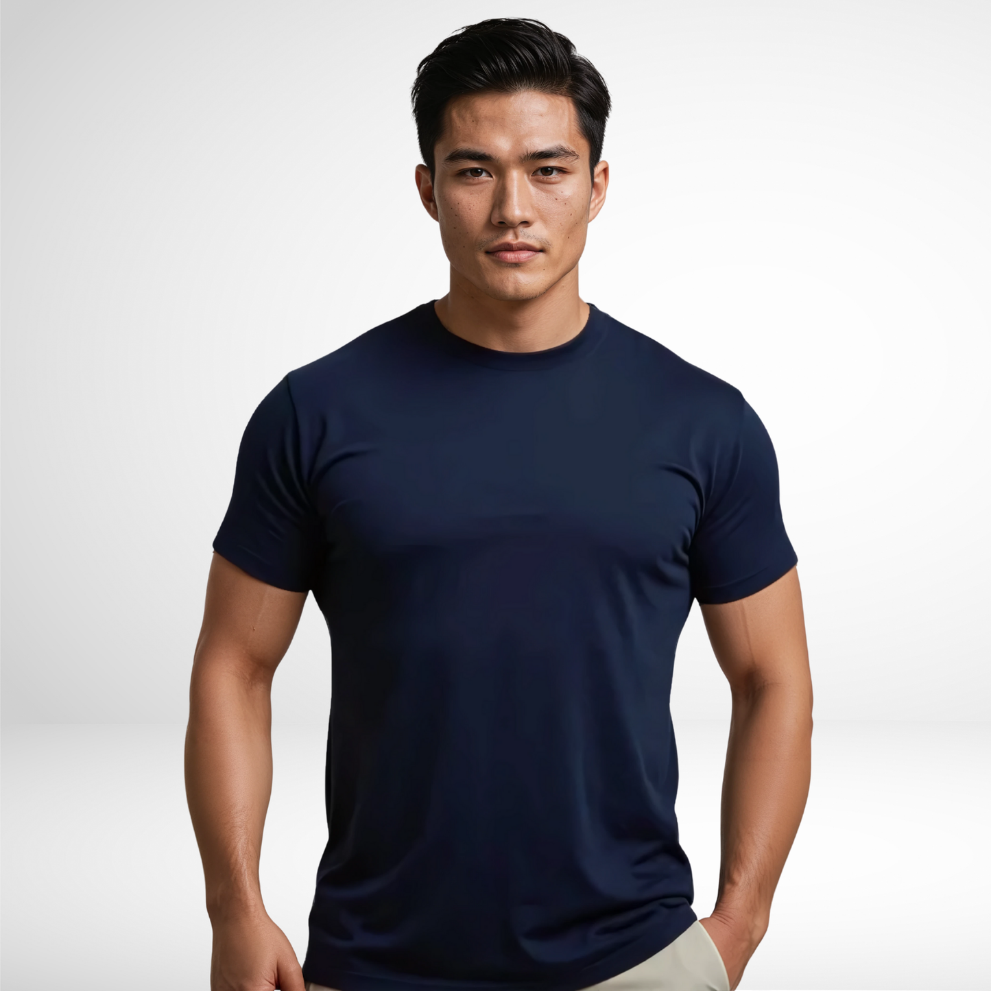 T-shirt Sculptant - BLEU MARINE