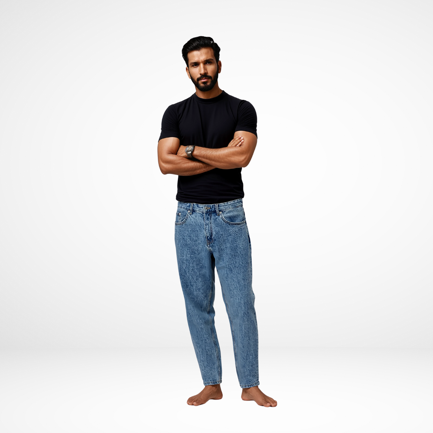 T-shirt Sculptant - BLEU MARINE